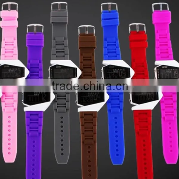 Fly design alarm clock stop watch smart led watch