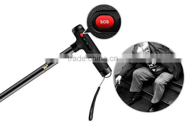 Durable trekking pole with GPS function