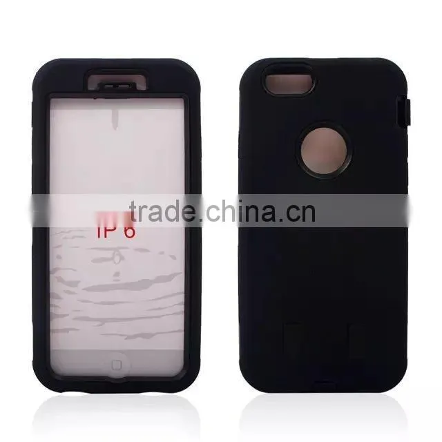 For Iphone 6 4.7" SILIONE+PC 2IN1 CASE