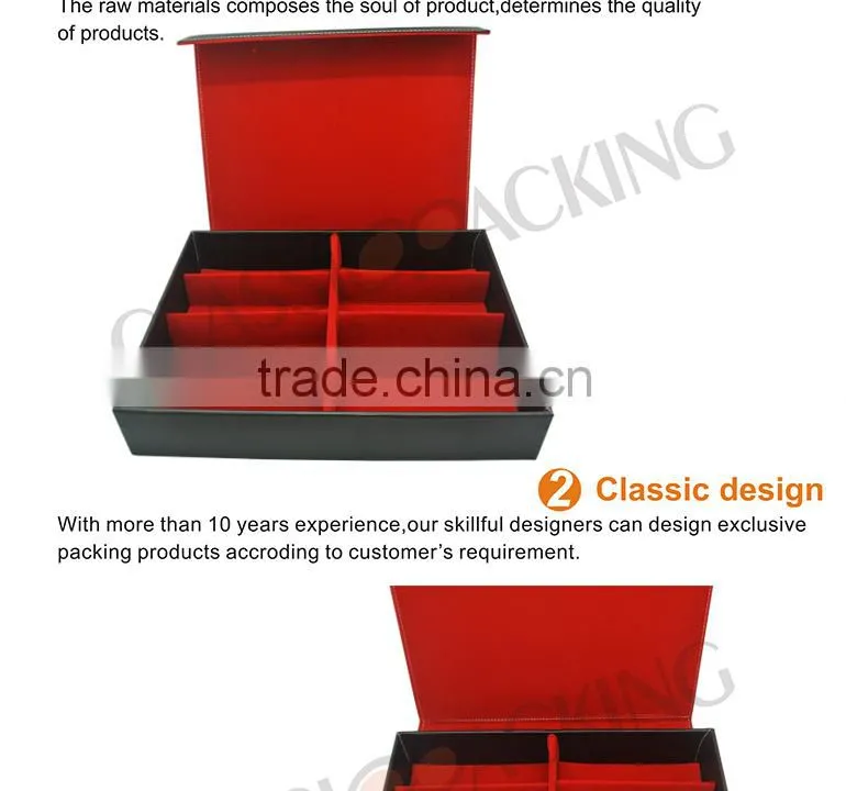 2015 new arrival leather eyewear display