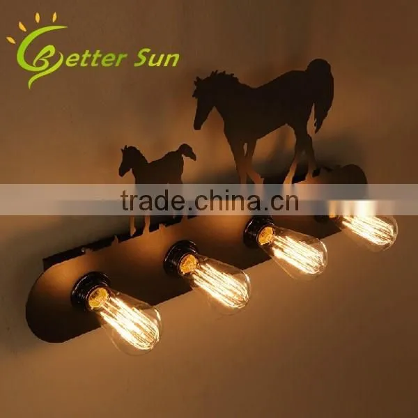 Two Horse Fancy Designs Wall Lamp Wall Light/Classic Wall Sconce
