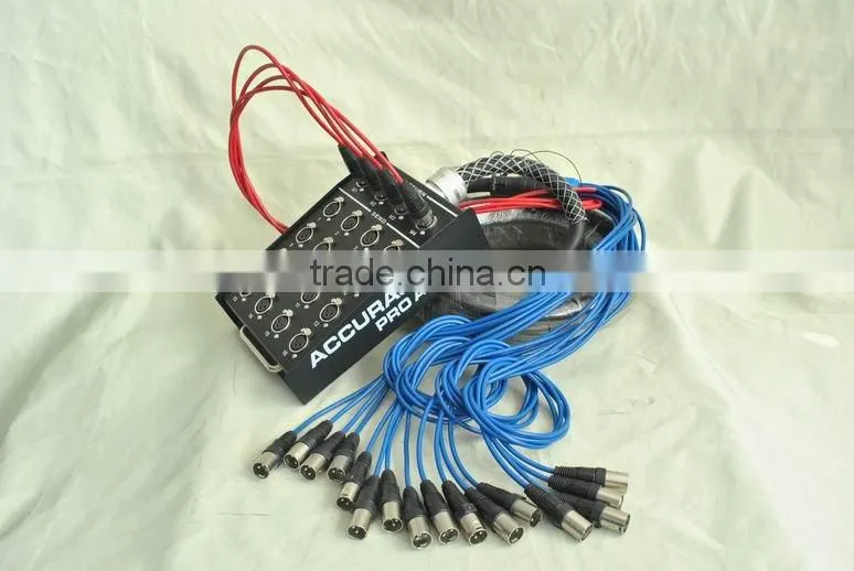 30 Meters 20 Channel Audio Snake Cable With Red And Blue Color Cable BS02Rb-1604X-30M