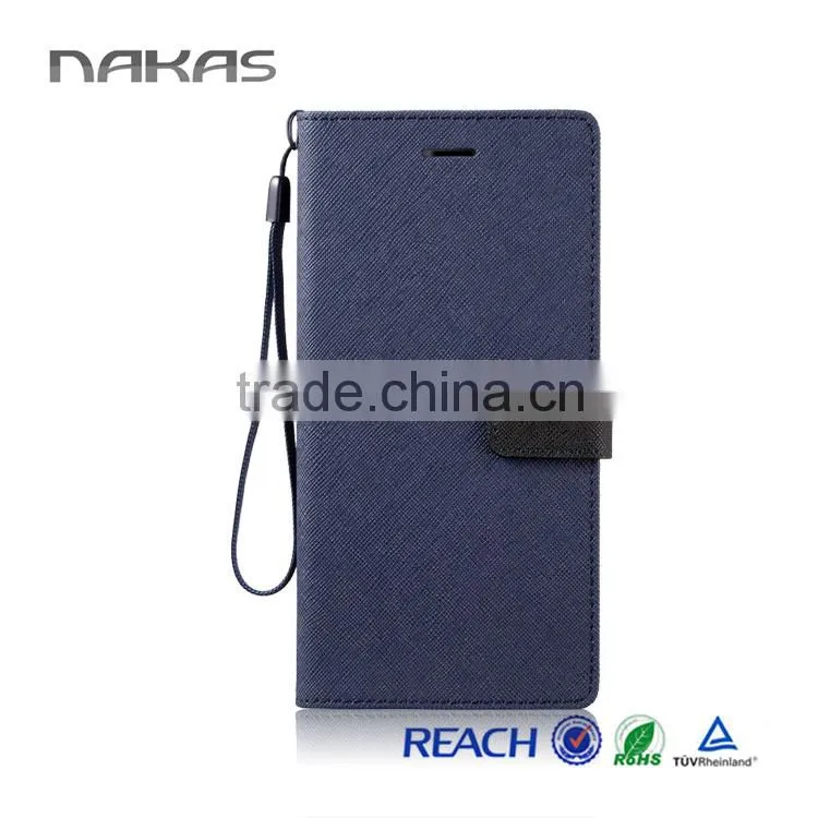 Various of colors transparent leather+ pc phone case for iphone 6