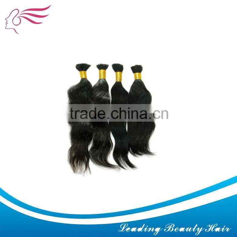 Human Remy hair machine made hair weft