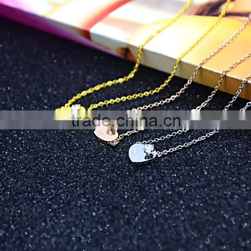 wholesale fashion jewelry gold jewellery pendant necklaces for women