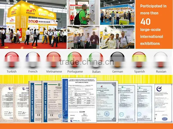 New Wireless home GSM fire alarm system with RFID card and app control (YL-007M2G)