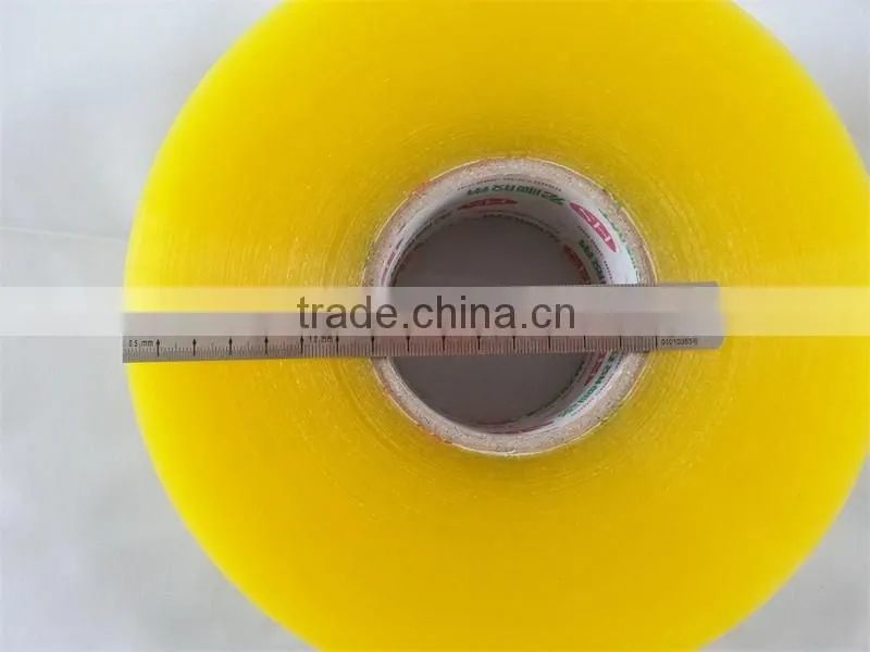 Bopp Transparent Jumbo Roll Tape,Custom Packing Tape,Acrylic Water Activated Adhesive Tape,Clear/Transparent Printing Tape