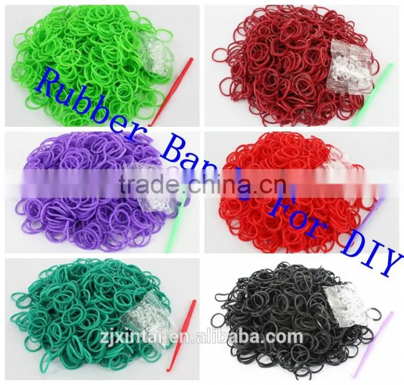 Hot Selling DIY Loom Refill Rubber' Bands For Making Bracelet