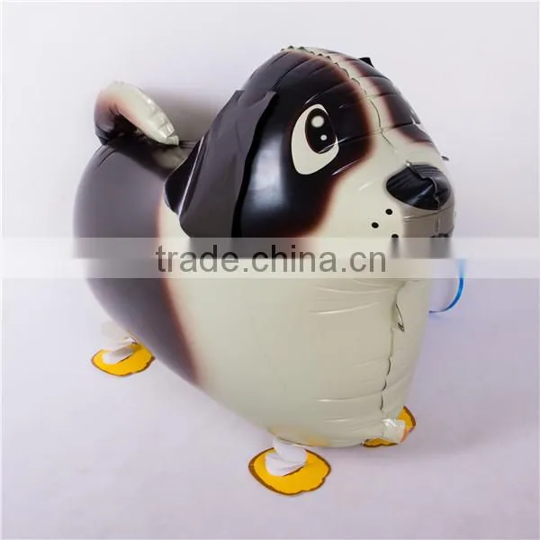 Mylar balloon wholesale EN71approved animal cute dog shaped helium balloon