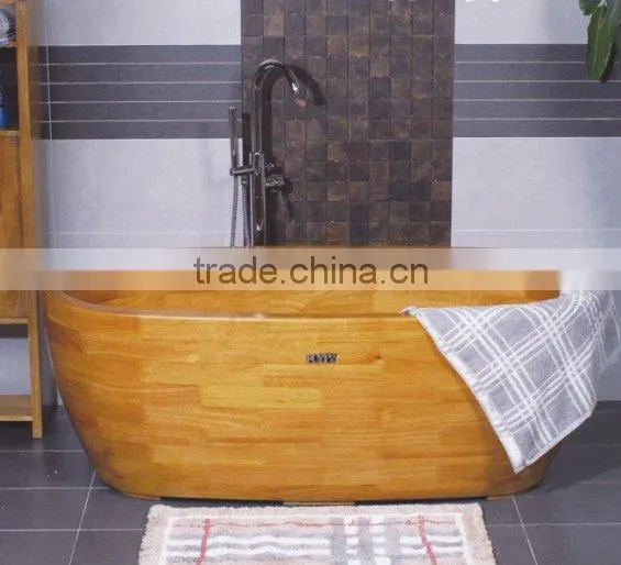 Tulip wooden bathtub