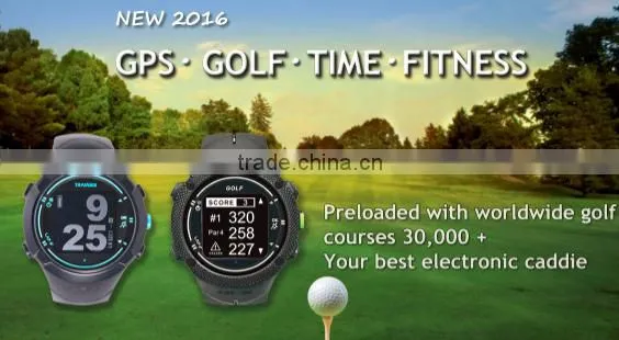 Electronic Caddie Golf Gps Rangefinder preload with worldwide course