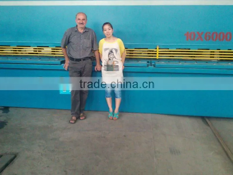 QC11K hydraulic CNC guillotine shearing machine