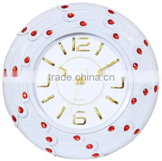 Home Goods Plastic Round Wall Clock
