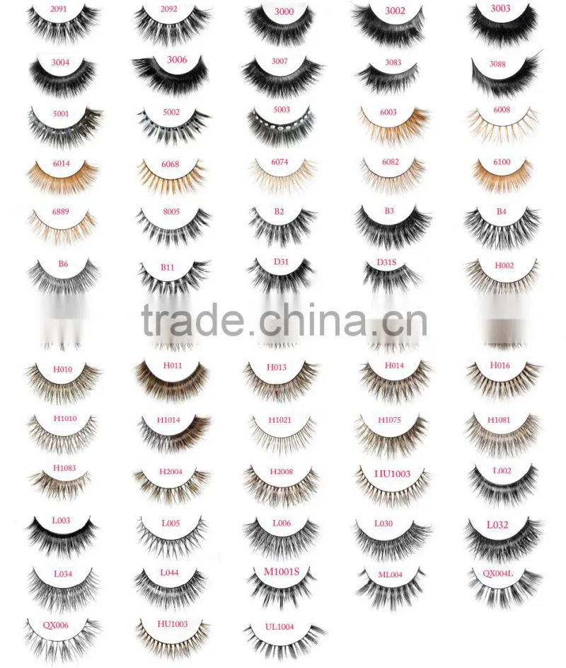 private label horse fur lashes, 3d mink eyelashes,mink strip eyelashes mink the eyelash extension