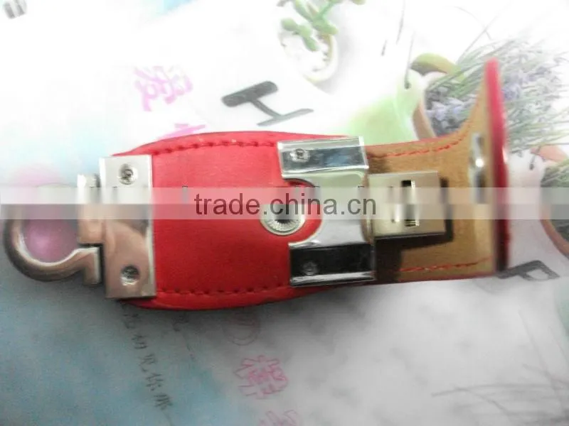 Black Leather USB with 2.0 8GB USB Leather Flash Drive 64mb to 64gb