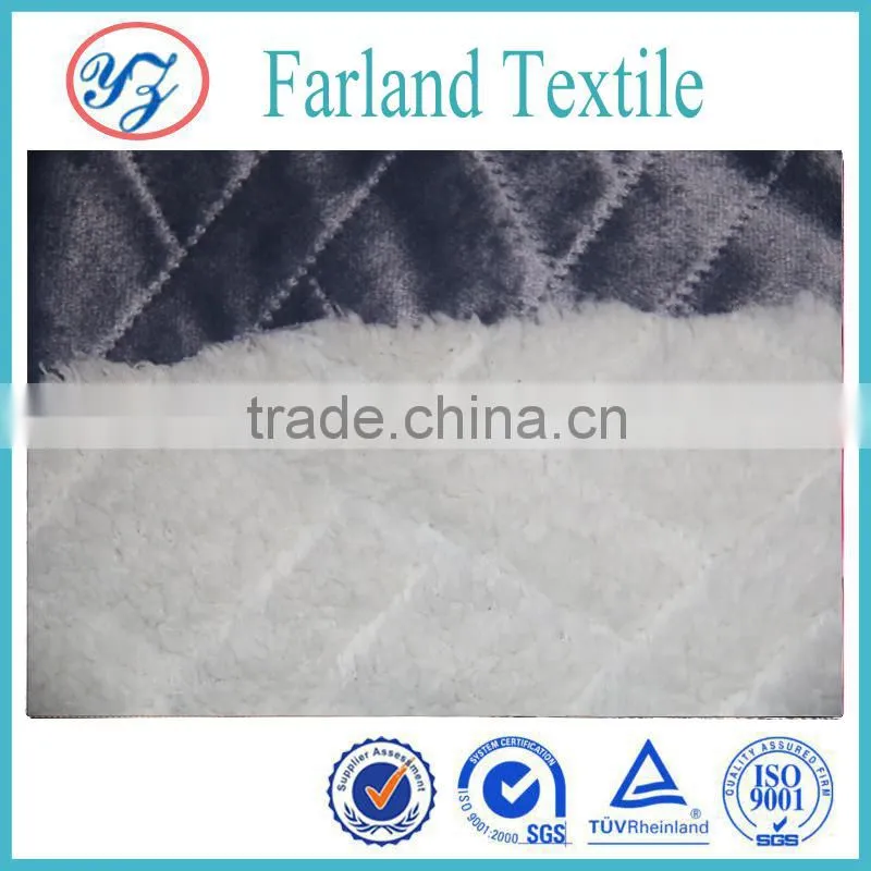 Composite ultrasonic quilting fabric for garment/home textile