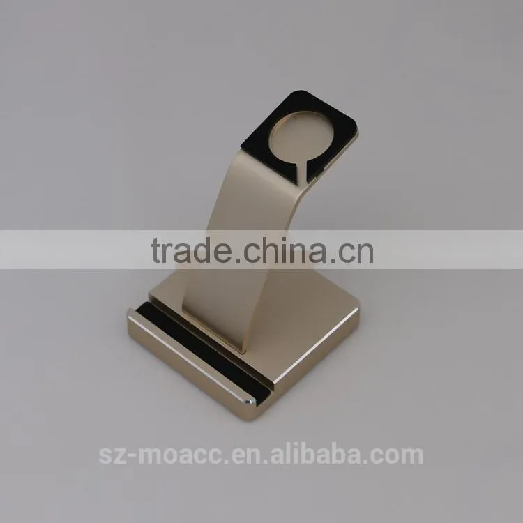 2 in 1 dual For Apple Watch Aluminum Charging Dock,for Apple watch display stand
