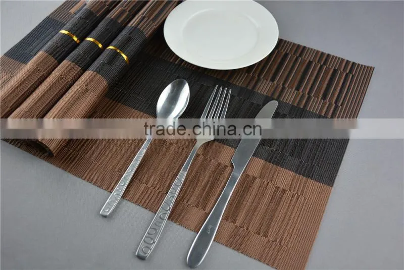 PVC insulation kitchen placemat table decoration washed clean breakfast lunch dinner