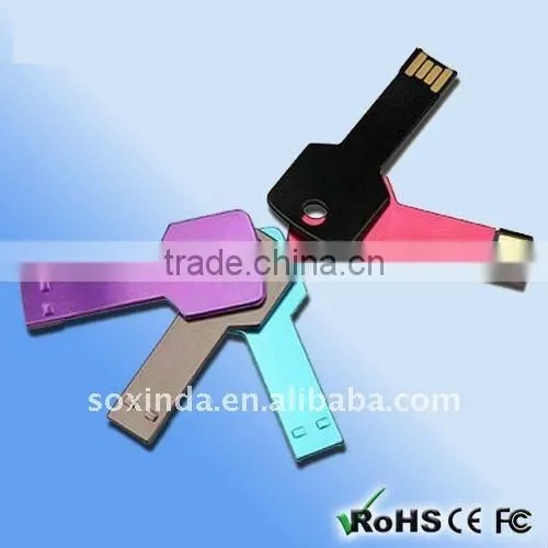 Metal key usb flash drive gadget