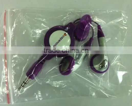 cheap promotional retractable earphones