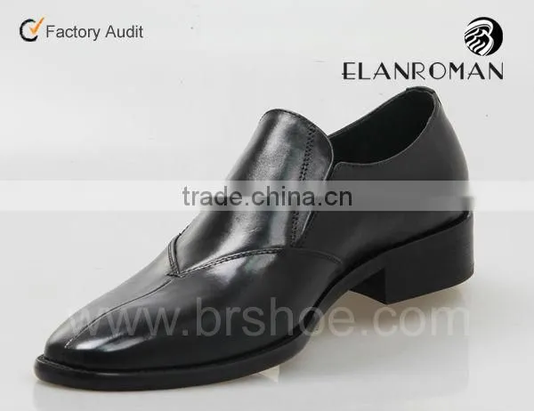 Gentle real first layer calf leather black monk strap men dress shoes