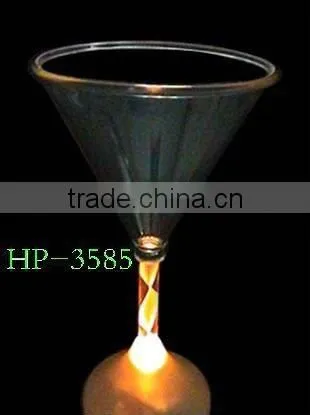 Led plastic martini cup & glow party cup