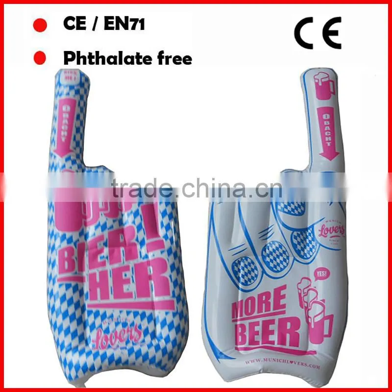 Promotional inflatable cheering fingers custom color