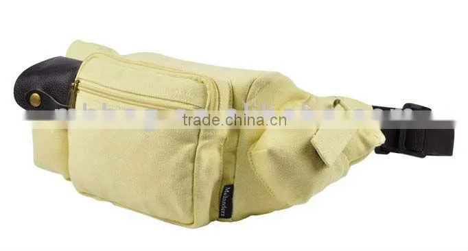 colored canvas waist bag