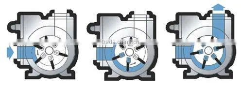 Blackmer rotary vane vacuum pump for chemical, gasoline, heavy fuel oil