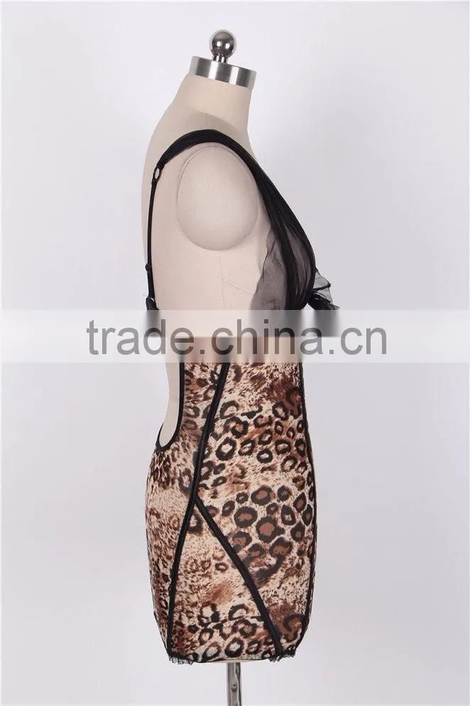 Stretch Lace And Denier Chemise