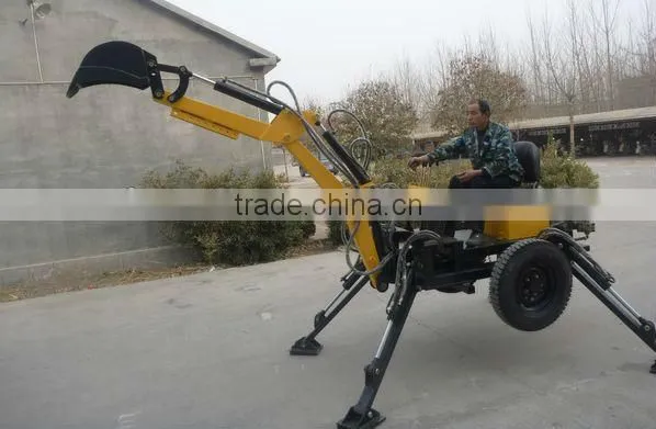The China largest manufacturer for small backhoe with wheel