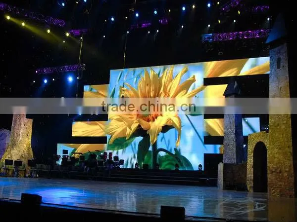 LAMP high resolution full color led screen board for stage