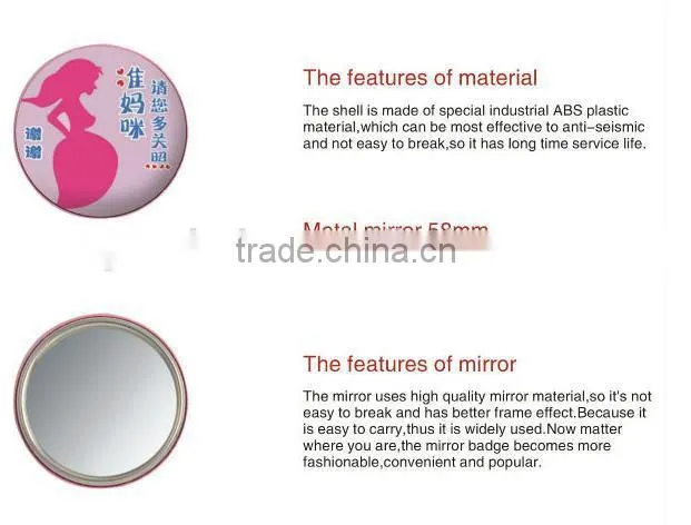 Fashion gifts for girlfriends most useful makeup tool small size pocket mirror