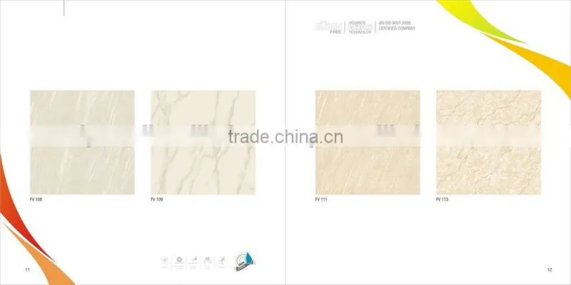 Double loading polished porcelain tile for cystal 60x60cm
