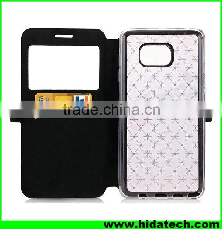 For Samsung Galaxy Note 5 Case / Foldable Flip Leather Cover Case For Samsung Galaxy Note 5 with Card Slots