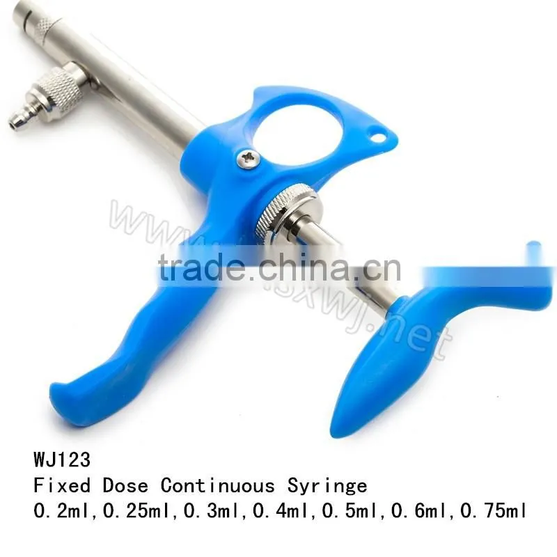 Automatic Syringe fix dosage Poultry chicken vaccinator veterinar farm WJ123