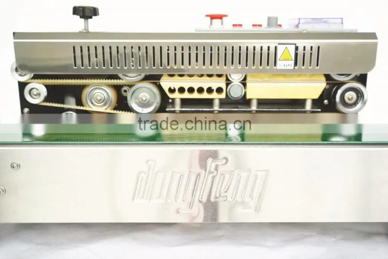 Popular aluminium foil continuous sealing machine made in china DBF-1000