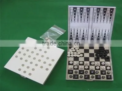 Magnetic Backgammon Chess for travl