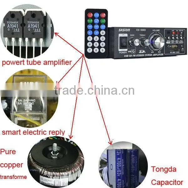 ES698D portable wireless pa amplifier