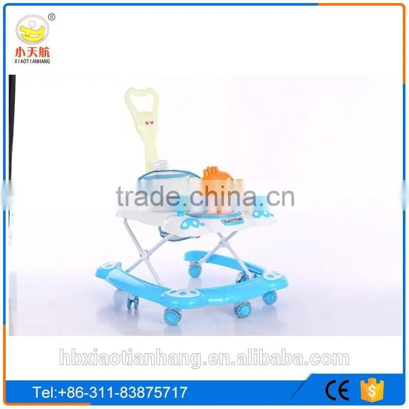 inflatable round baby trolley walker for infant