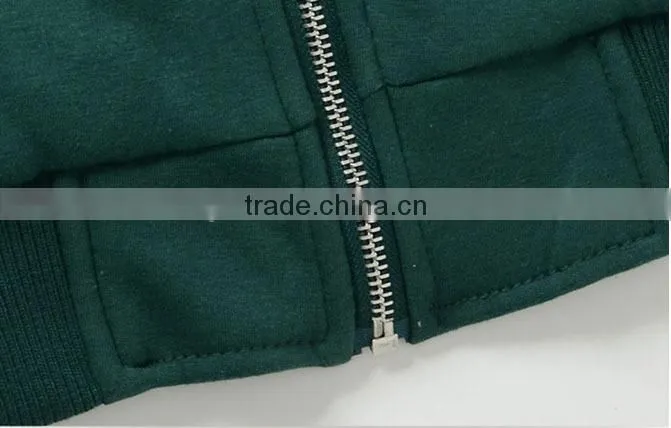 2015 Men stitching bark Zipper Cotton&Polyester basketball hoodie