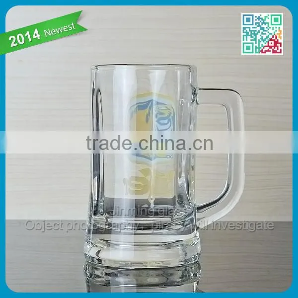 SH486 Suitable size glass cup mug tumblers with handle beer glass mug cups with handle glasses cups mugs
