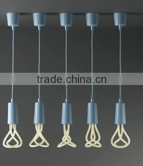 White Glass Led Creative Energy Saving Bulb Funny Design For Home House Hotel Villa Room
