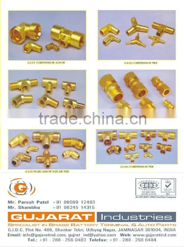 Brass Connector with Rubber Washer