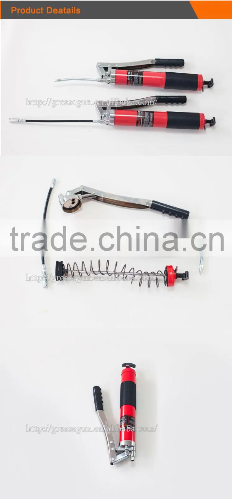 AAP hand grease gun for USA market, OEM order with more than 1,000,000 pcs each year, 12 years manufacturing experience
