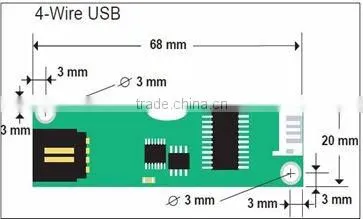 17inch resistive touch panel,4 wire touch screen with USB controller