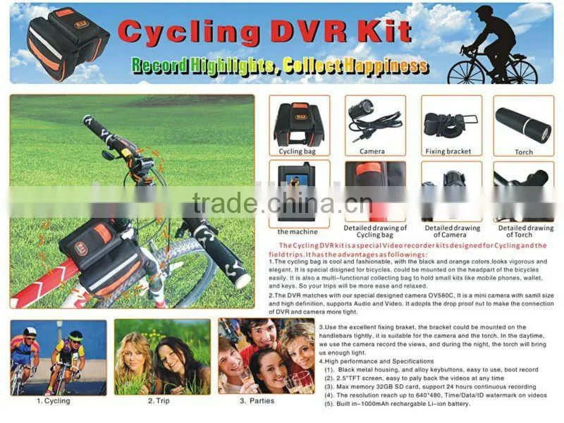 2.5'' TFT SD Card Pocket DVR with taxi camera