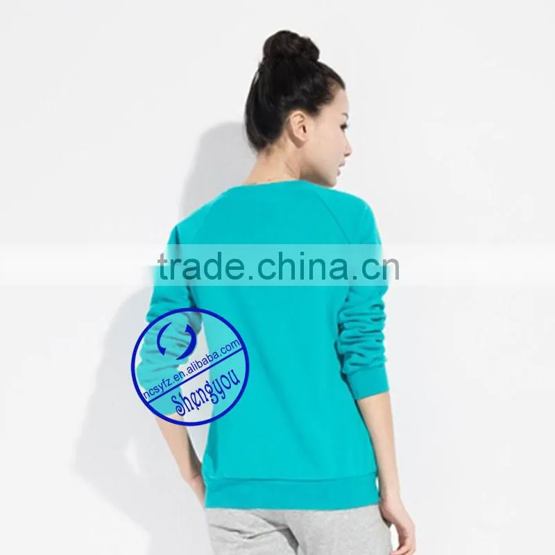 Cheap Wholesale Custom Printing Womens Crewneck Sweatshirt