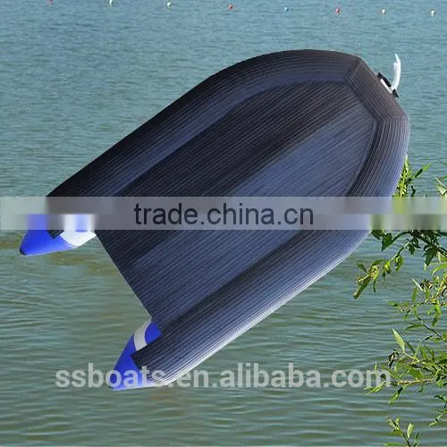 CE certificate top quality aluminum hull inflatable fishing boat
