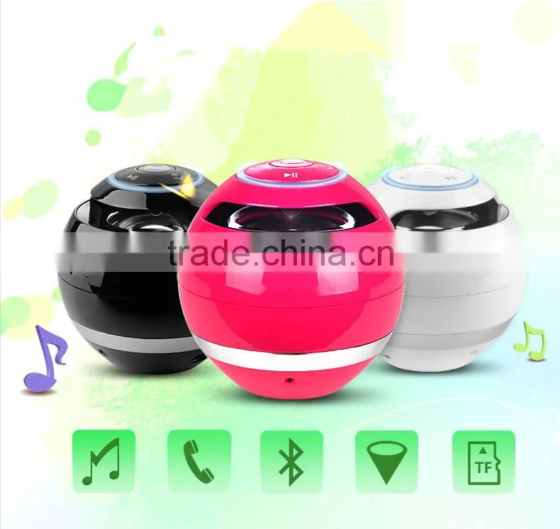 Factory Manufacturer GK-A15 2014 New Round outdoor bluetooth speaker